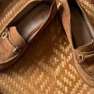 Topshop suede loafers